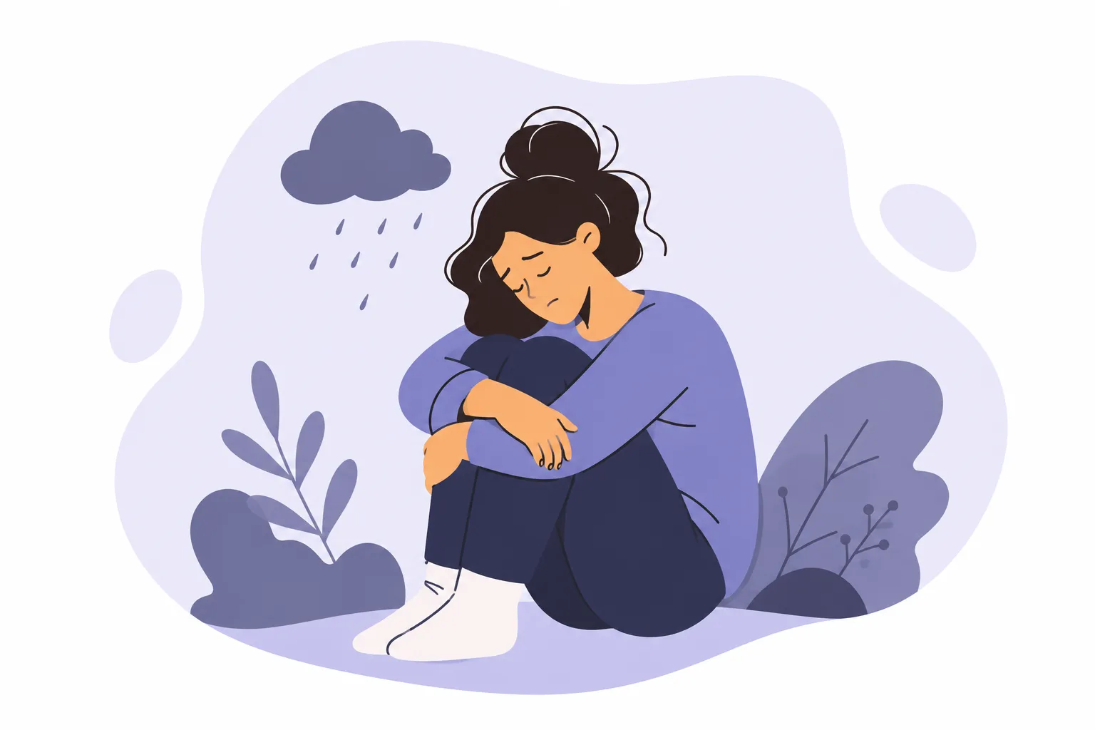 An illustration of a person looking back over the past few weeks
